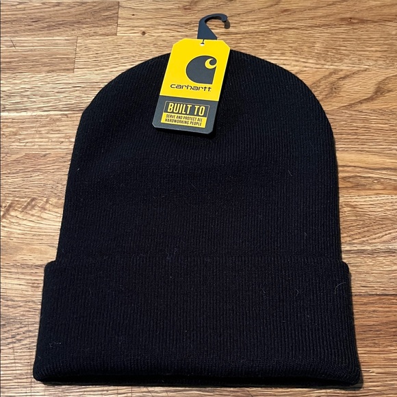 Carhartt Accessories - NWT Carhartt Black Cuffed Knit Beanie with Tag